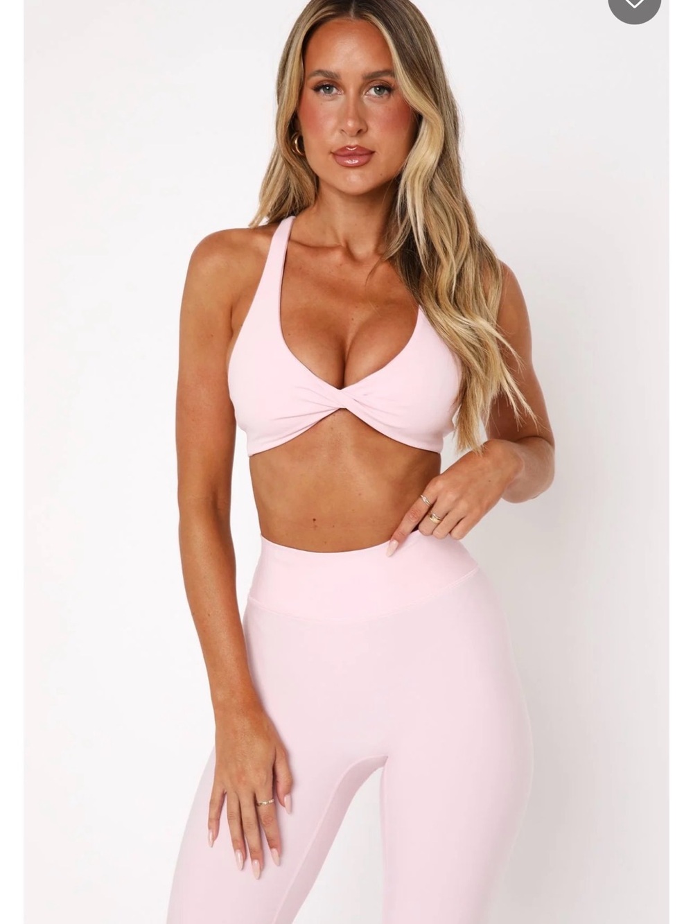 Princess Polly Light Pink Workout Set